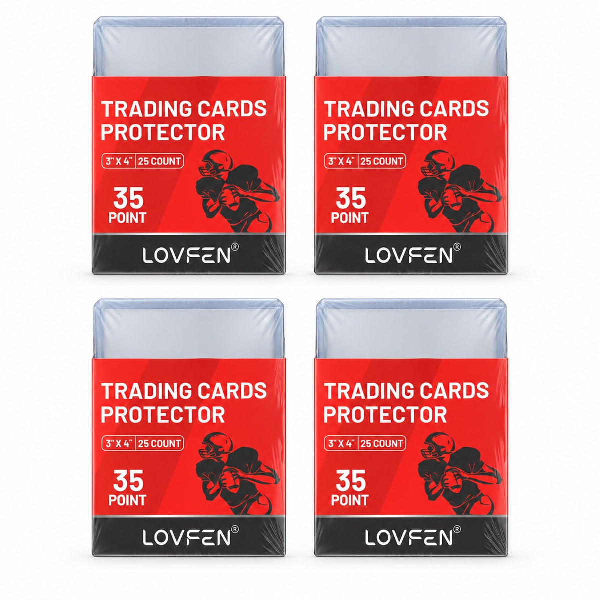 Lot de 100 top loaders LOVFEN — vue 1