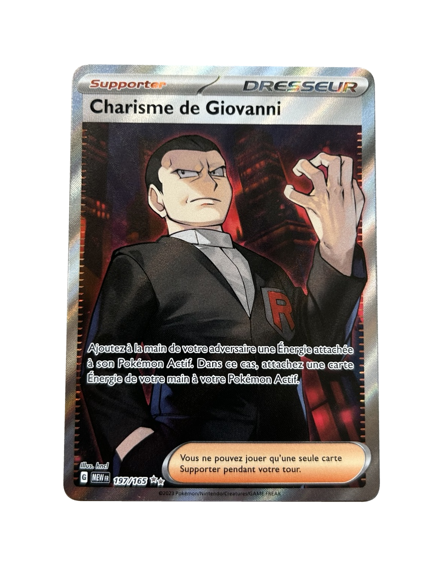 Charisme de Giovanni 197/165 — Français — recto