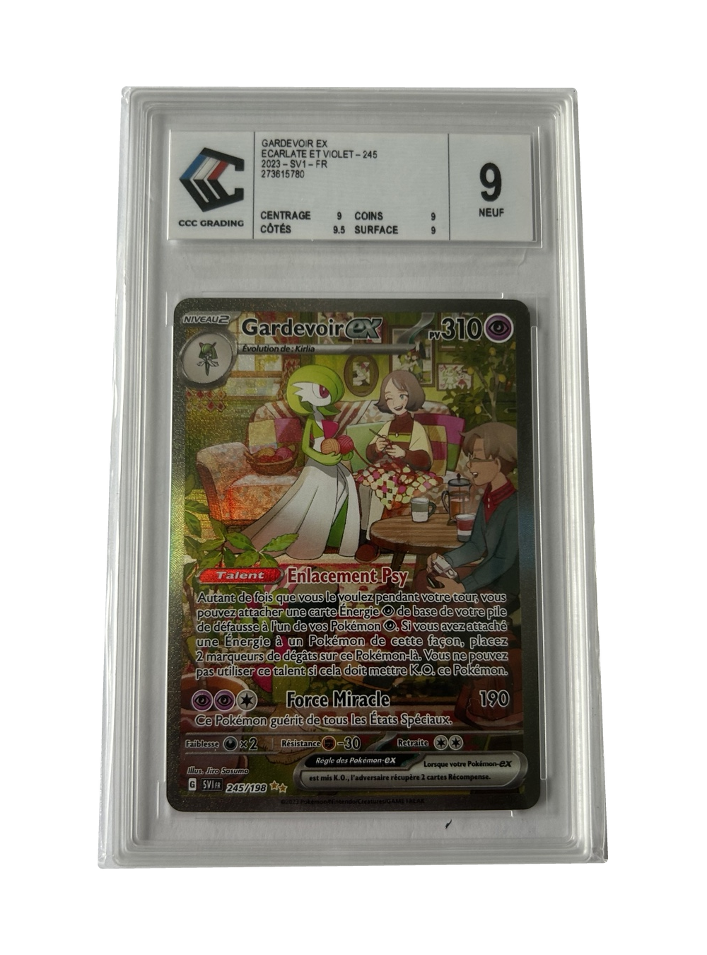 Gardevoir ex 245/198 — recto — CCC 9 — 273615780