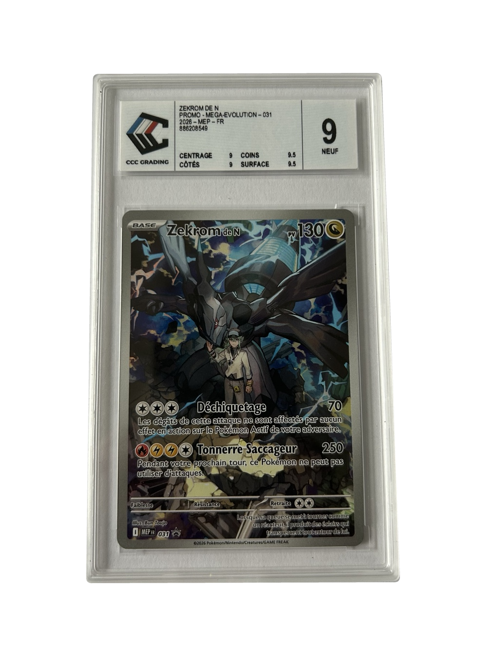 Zekrom de N 031 — Promo Méga-Évolution — CCC 9 — Français — recto