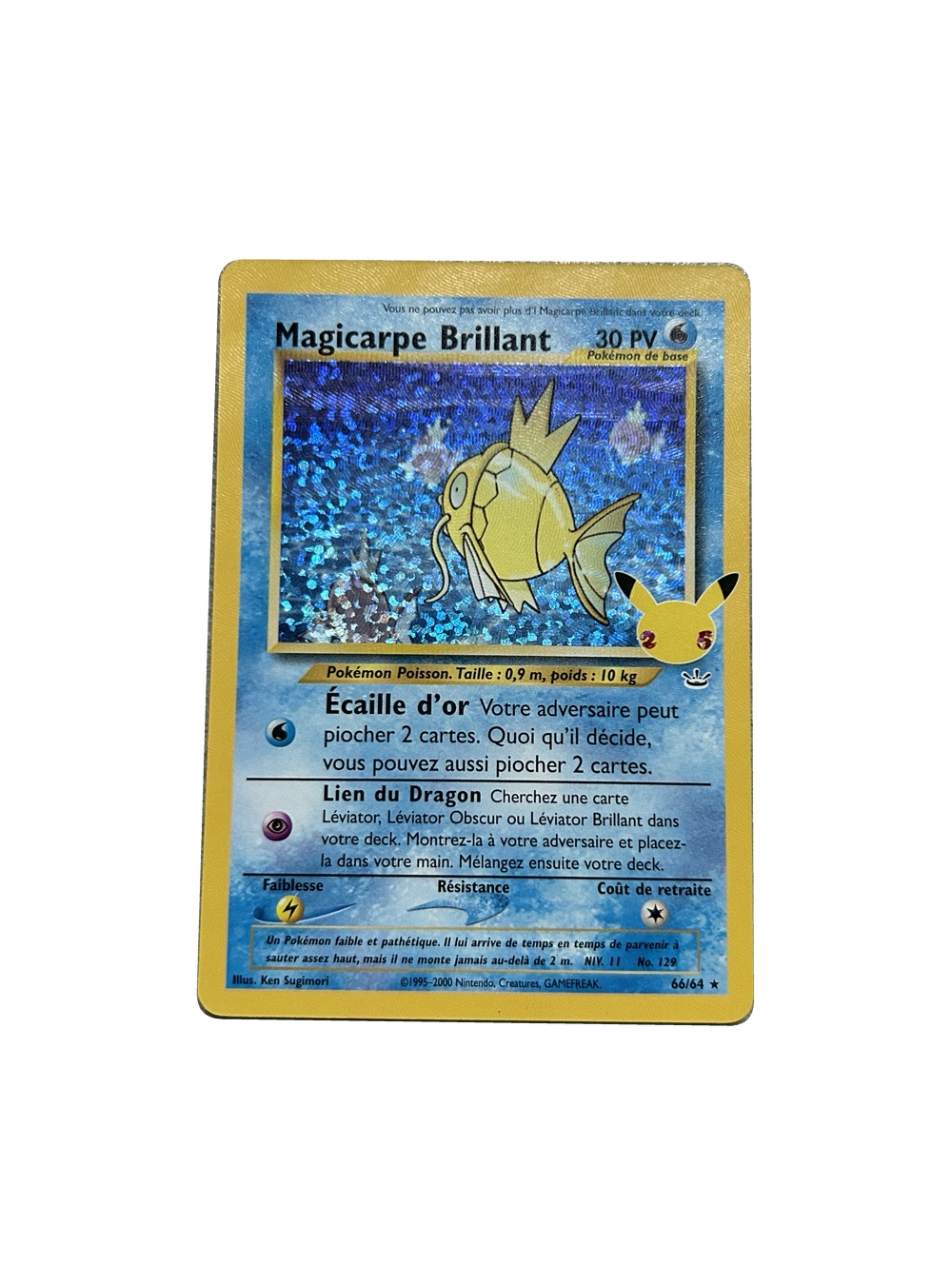 Magicarpe Brillant 66/64 — Célébrations 25 ans — Français — recto