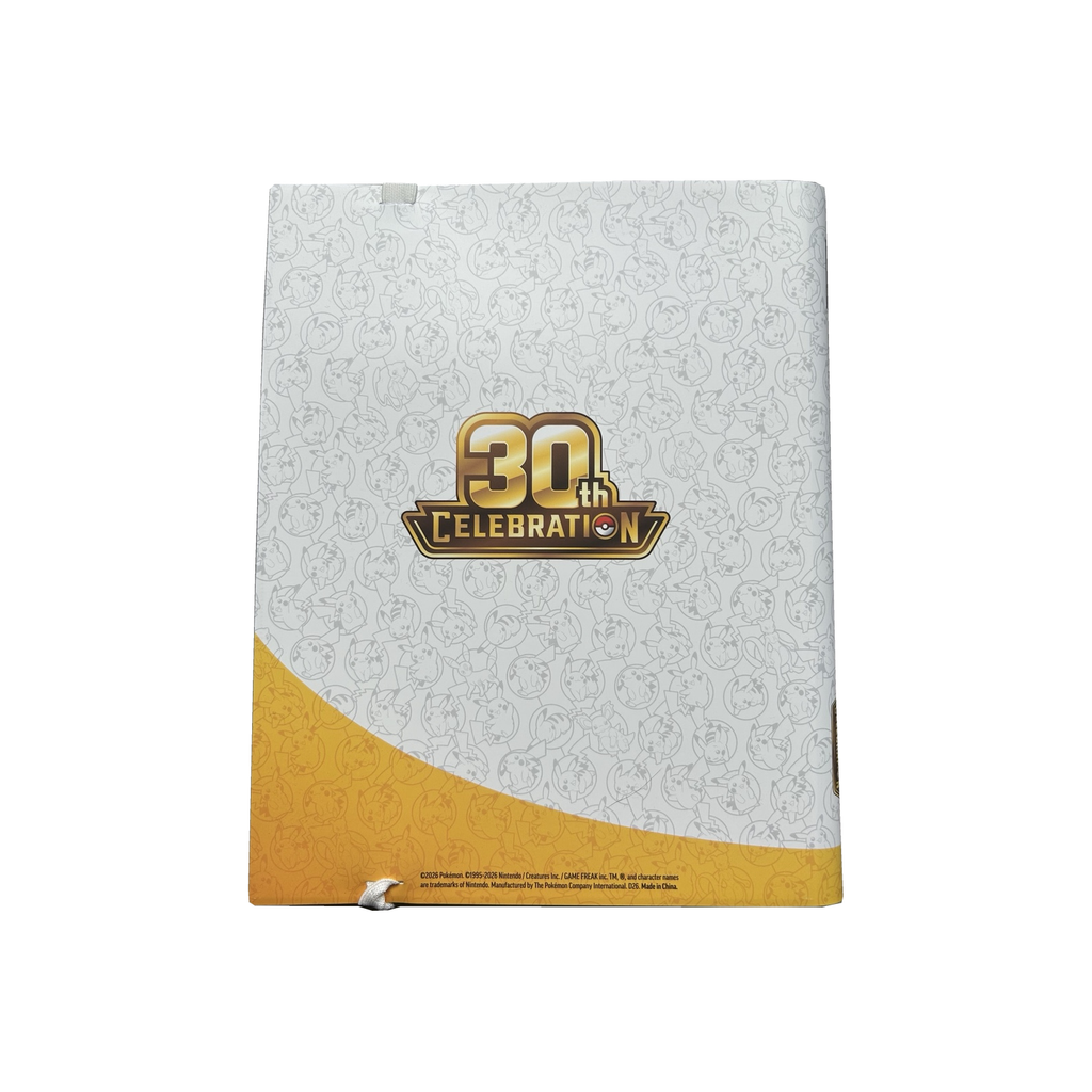 Classeur Pokémon 30 ans — dos